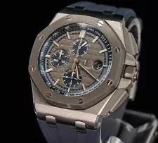 Audemars Piguet Royal Oak Offshore Chrono 44mm Titanium Gray Blue 26400IO - MINT