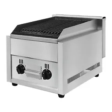 Gas Grill Commercial Charbroiler LPG Gas Countertop Char Broiler Grill 2 Burner