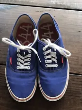 *RARE* VANS x PABST BLUE RIBBON PBR Beer Blue Shoes Sz M 9 / W 10.5