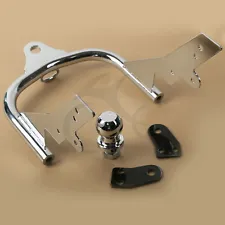 Chrome Trailer Hitch Fit For Harley Davidson Road King Electra Glide FLHRC FLTC