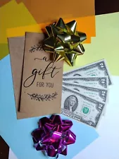 THEY WOULD RATHER HAVE MONEY! Great Gift Idea Brand New 2 Dollar Bills FREE SHIP