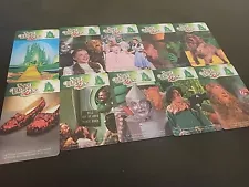 Wizard Of Oz Full Set Coin Pusher Cards/ 10 Cards Total