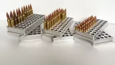 357 Magnum Ammo Reloading Block Solid Aluminum 50 rounds