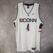 Nike Elite UConn Connecticut Huskies Ben Gordon 4 Basketball Jersey Mens XL