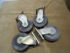 SET OF 4 1400-6 SWIVEL CASTER WHEELS ROLLERS HEAVY DUTY 6" WHEEL