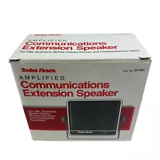 Radio Shack Amplified Communications Extension Speaker 8 Watt 4" 21-541 for CB