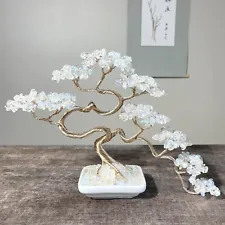 Opal Bonsai Crystal tree Opal Gemstone Bonsai Tree Home Decor