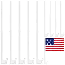 10 Pcs Car Flag Poles Window Holder with Clip Flagpole Stand for Sale