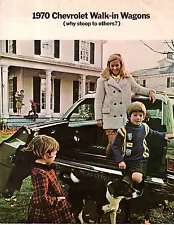 1970 Chevrolet Station Wagons Sales Catalog from the dealer's shelves -