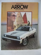 1979 Plymouth Arrow Fire GT GS Jet Car Dealer Sales Brochure Catalog