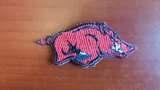 Arkansas Razorbacks 3”X2” Iron On Embroidered Patch FREE Shipping!!