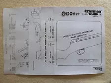 Crosman 1400 / 140 One O-Ring Seal Kit + Exploded View, Parts List & Seal Guide