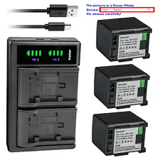 Kastar Battery LTD2 USB Charger for BP-820 & Canon XA10, XA11, XA15, XA20 Camera