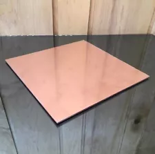 1/8" COPPER SHEET PLATE NEW 10"x10" .125 THICK *CUSTOM SIZES AVAILABLE*