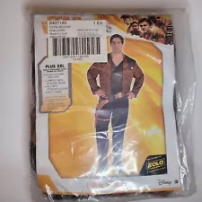 Star Wars Solo Film Halloween Costume , Han Solo Adult Disney Size XXL New