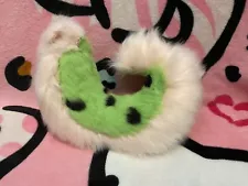 LOW QUALITY Fursuit Watermelon Husky Tail With Squeaker Furry Cosplay Costume