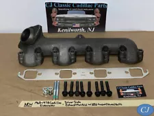 NEW 68-78 CADILLAC ELDORADO LEFT EXHAUST MANIFOLD WITH NEW GASKET STUDS & BOLTS