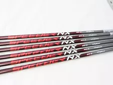 New Fujikura Speeder NX 60-S Stiff Flex Graphite Pullout Shafts Only 5-PW Shafts