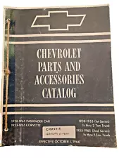 1938-1965 Chevrolet Chassis Parts Book Catalog: Passenger, Corvette & Truck (For: More than one vehicle)