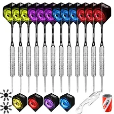 Steel tip darts set 20g with Aluminium shafts and extra accessories