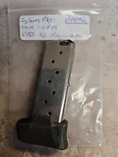 1x Sig Sauer P290 9mm 8 Round Magazine - Sig Factory / OEM - SS W/ Finger rest