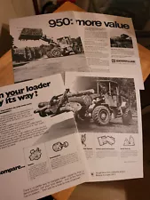 CATERPILLAR LOG LOADER ADS LOT OF 2