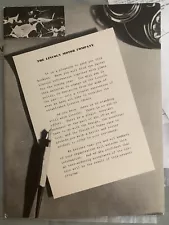 1934 Lincoln Dealers Sales Catalog for vintage Lincoln Motorcars