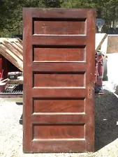 Five Panel Mahogany Door