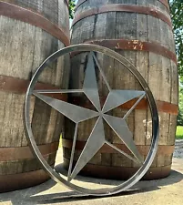 Lone star for Wrought iron Fence Metal Texas Lonestar Gate sign Fence sign