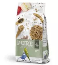 White Mill Pure Parakeet Food Nature's Way 1.6lb Parakeet Food Seed Mix Bird bag