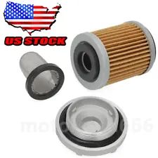 Oil Drain Plug Strainer Filter Kit For Yamaha Warrior Raptor 350 Wolverine 350 (For: Yamaha Wolverine 350)