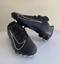 Nike Vapor Edge Team Football Cleats Black / Anthracite / White CZ2606-001 Sz 10