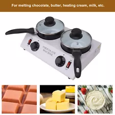 2 Tanks Chocolate Melting Machine Constant Temperature Electric Pot for Kitchen