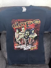 Dope Summer Of Sin Tour 2006 Concert Shirt Medium