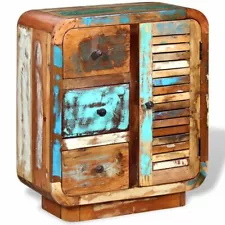 USA Solid Reclaimed Wood Sideboard Antique Retro Highboard Console Cabinet