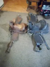 horse saddles used