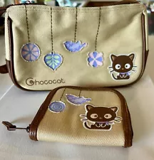 Vintage Sanrio Chococat Small Handbag Purse, With Wallet 2009- RARE