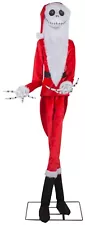 Life Size Nightmare Before Christmas 6.5' Animated Jack Skellington as Santa NEW