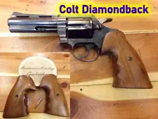 329B SCOTT Walnut Gun Grip for COLT Detective Spl Agent Cobra & Diamondback