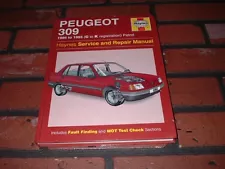 HAYNES MANUAL FOR PEUGEOT 309. 1986 TO 1993. C TO K REGISTRATION