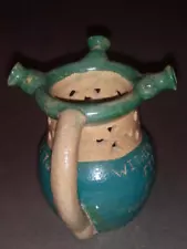 Vintage Pottery Puzzle Jug