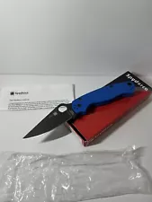 SPYDERCO PARA MILITARY® 2 BLUE G-10 M390 BLACK BLADE EXCLUSIVE CC #015