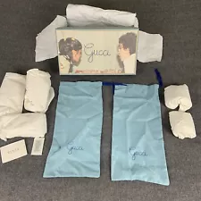 Gucci Shoe Box with Tissue 2 Gucci Dust Bags approx. 14x8x5.5 Rare Box