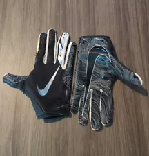 Rare Nike Vapor Football Gloves Sz Small Receiver Black Thunderstorm