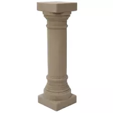 32-1/8 in Sandstone Greek Column Pedestal Garden Yard Stand Plant Flower Picture