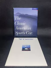 1992 Chevrolet Corvette Sales Brochure Catalog w/Envelope