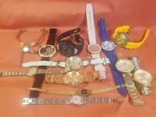 Used Watch Lot Seiko, Elgin ,Kors And More