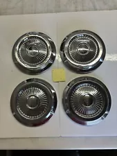 (4) 1959 Oldsmobile 88 Dogdish Hubcaps