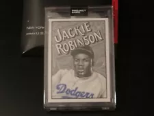 Topps Project 2020 Card #79 Jackie Robinson by Mister Cartoon w/box In Hand