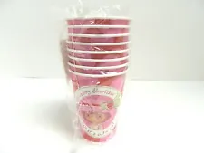 STRAWBERRY SHORTCAKE PARTY HOT / COLD CUPS 9 oz -